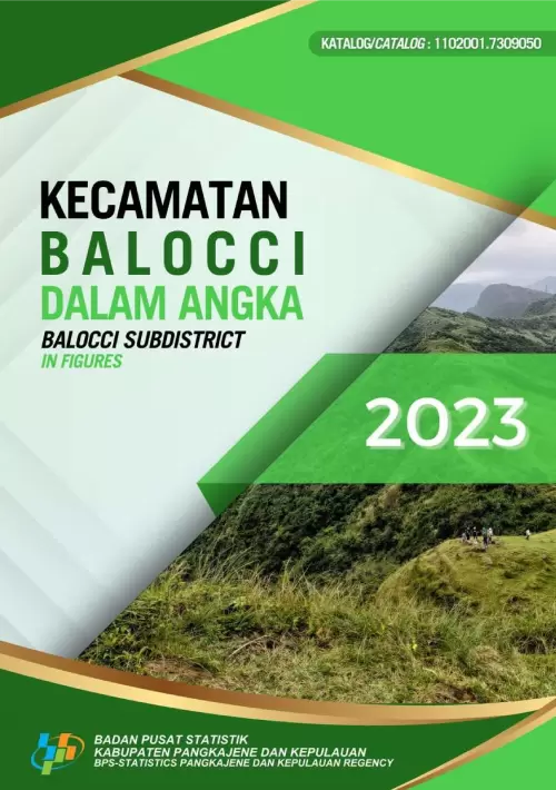 Kecamatan Balocci Dalam Angka 2023